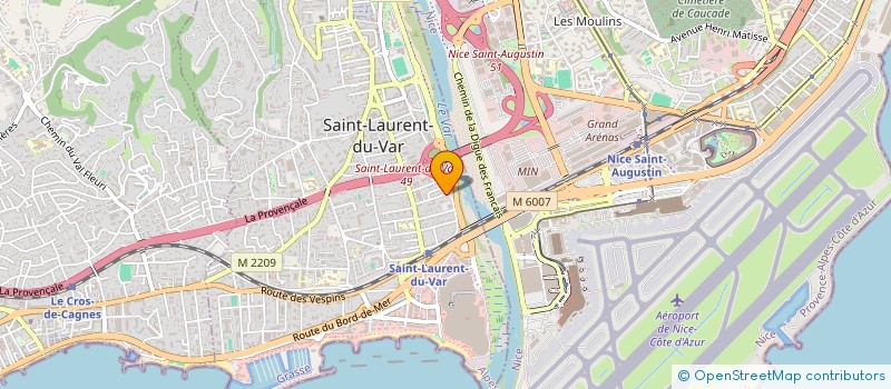 localisation de l'entreprise GATO à SAINT-LAURENT-DU-VAR
