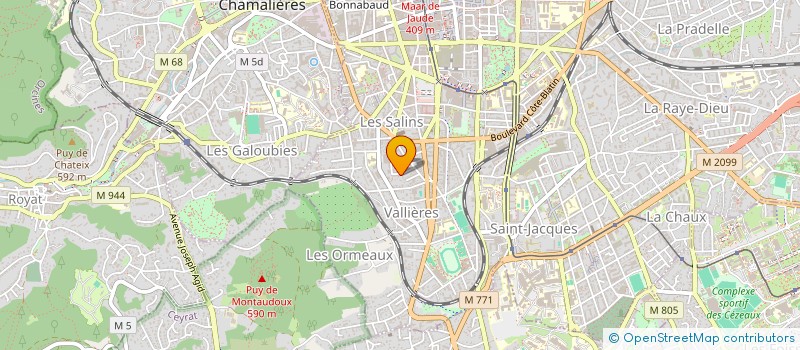 localisation de l'entreprise GATO  CLERMONT-FERRAND