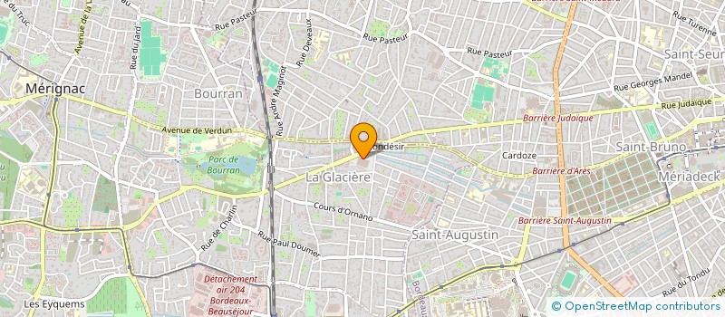 localisation de l'entreprise GATO BASK  MERIGNAC