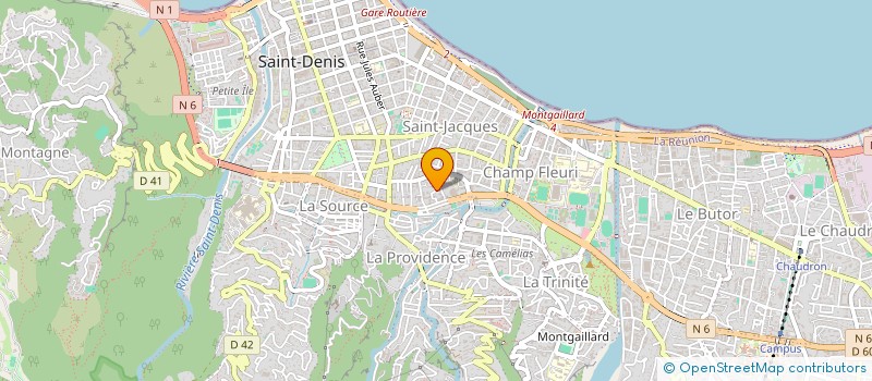 localisation de l'entreprise GATO PATAT' à SAINT-DENIS