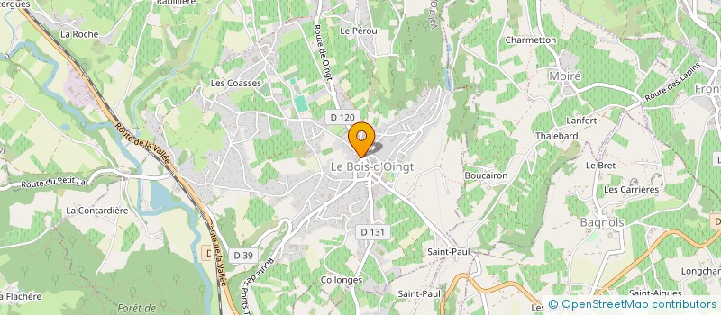 localisation de l'entreprise GATOETCO  VAL D'OINGT