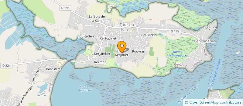 localisation de l'entreprise GATOJOS  SARZEAU