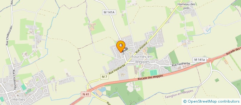 localisation de l'entreprise GATOR PARK  FOURNES-EN-WEPPES