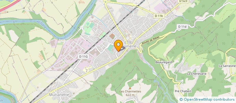 localisation de l'entreprise GATPHARM à DOMENE