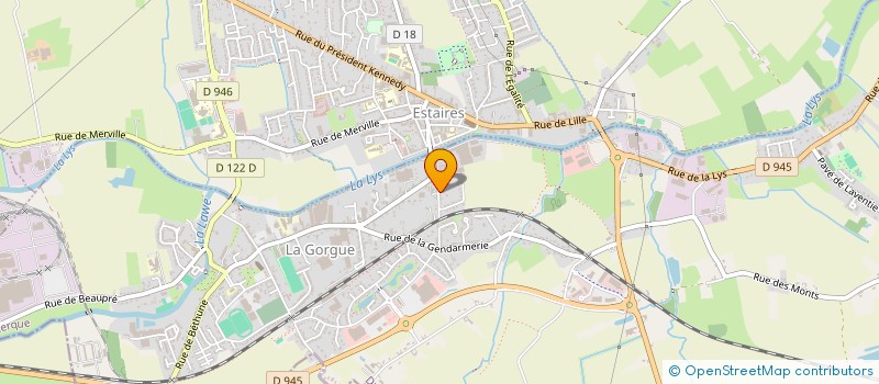 localisation de l'entreprise GATSBY HOLDINGS à LA GORGUE