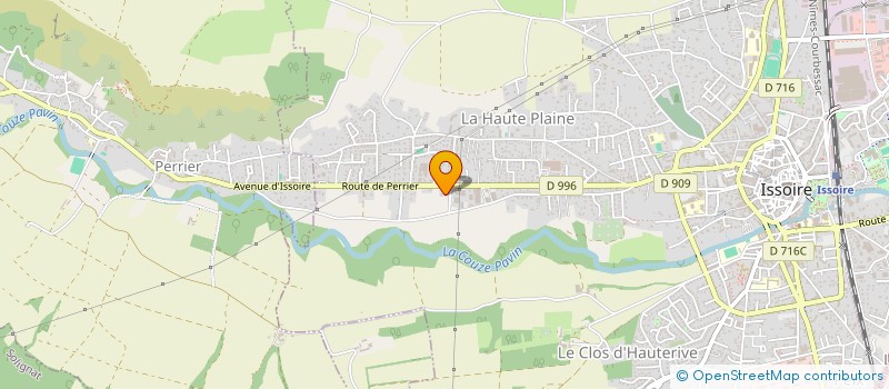 localisation de l'entreprise GATSSON à ISSOIRE