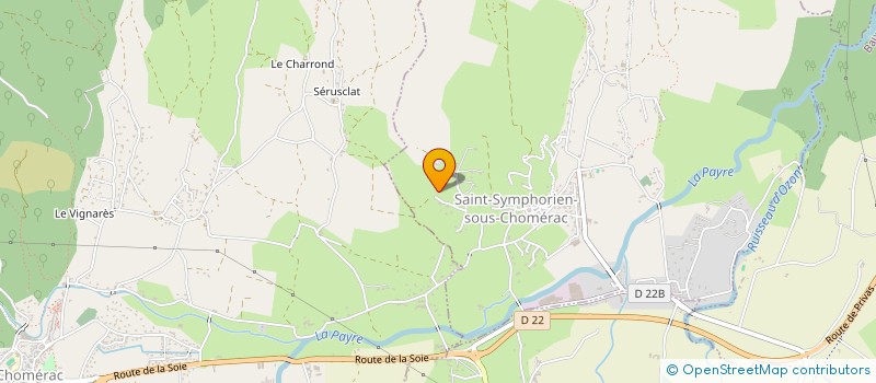 localisation de l'entreprise GATSUD  SAINT-SYMPHORIEN-SOUS-CHOMERAC