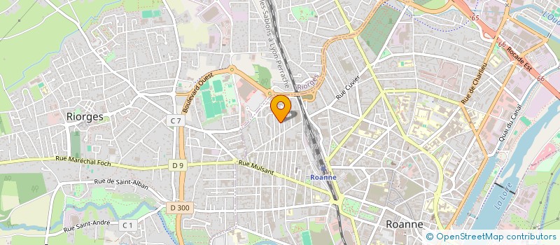 localisation de l'entreprise GATT ELEC à ROANNE
