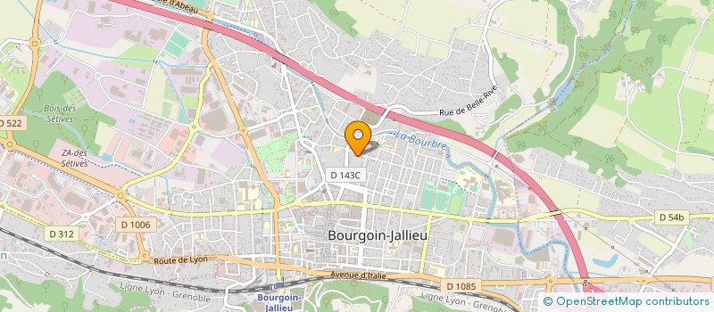 localisation de l'entreprise GATT SECURITE INCENDIE à BOURGOIN-JALLIEU