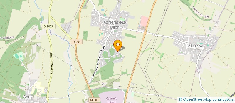 localisation de l'entreprise GATTA  ASNIERES-LES-DIJON