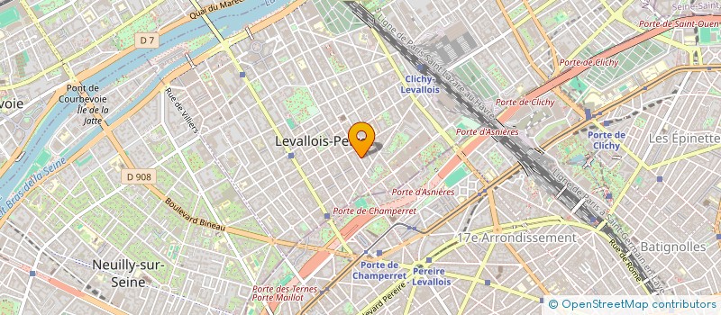 localisation de l'entreprise GATTAREZ à LEVALLOIS-PERRET