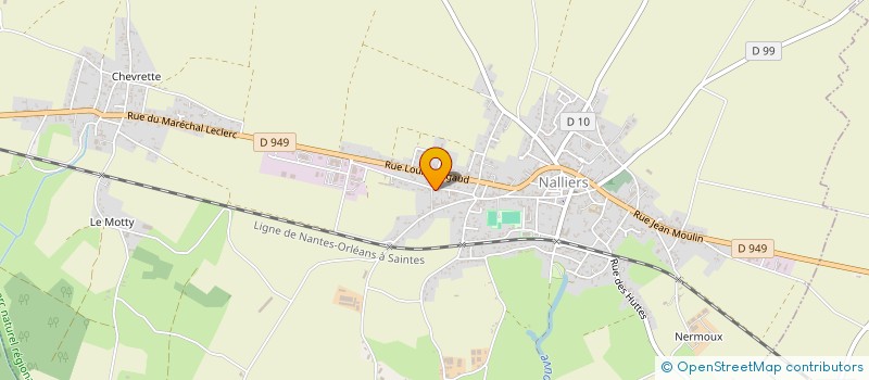 localisation de l'entreprise GATTEAU BATIMENT à NALLIERS