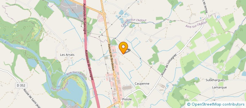 localisation de l'entreprise GATTEFOSSE BERTHO  AIRE-SUR-L ADOUR