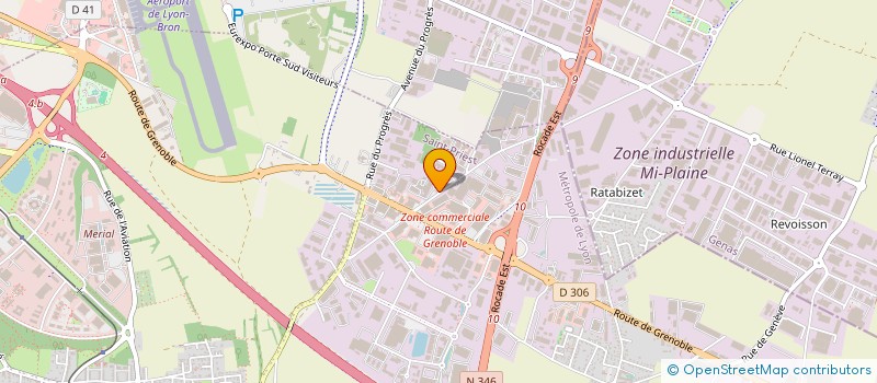 localisation de l'entreprise GATTEFOSSE EUROPE & MIDDLE EAST AFRICA  SAINT-PRIEST