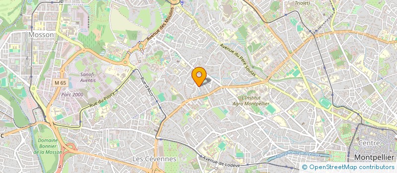 localisation de l'entreprise GATTEL à MONTPELLIER