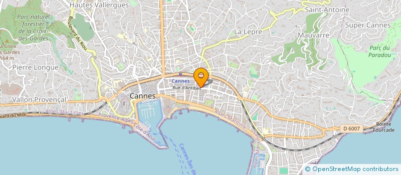 localisation de l'entreprise GATTI FRANCE à CANNES