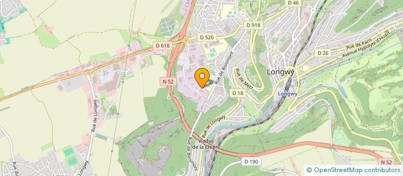 localisation de l'entreprise GATTI GUERINO ET GATTI RENE à LONGWY