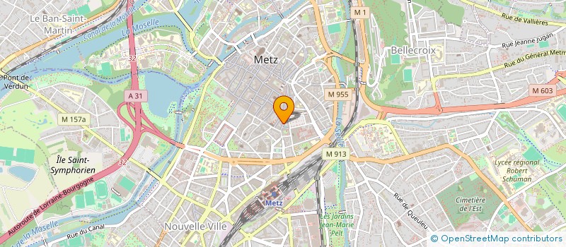 localisation de l'entreprise GATTO CHAUSSURES à METZ
