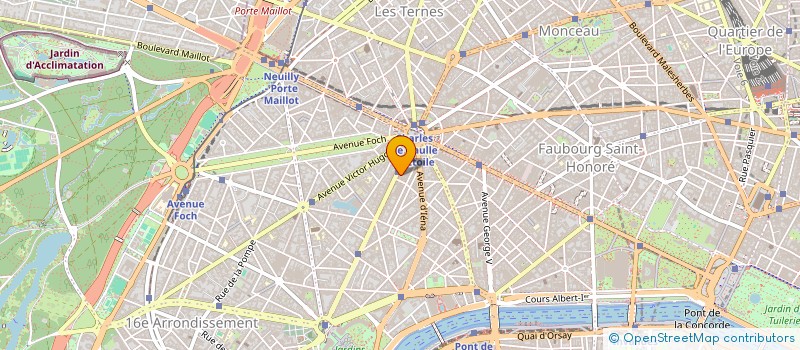 localisation de l'entreprise GATTO ETOILE à PARIS