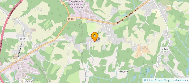 localisation de l'entreprise GATUAK  SAINT-MARTIN-DE-SEIGNANX