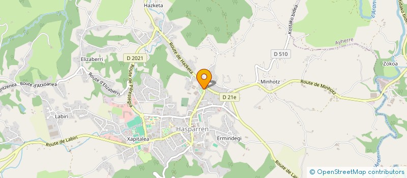 localisation de l'entreprise GATUZAIN  HASPARREN