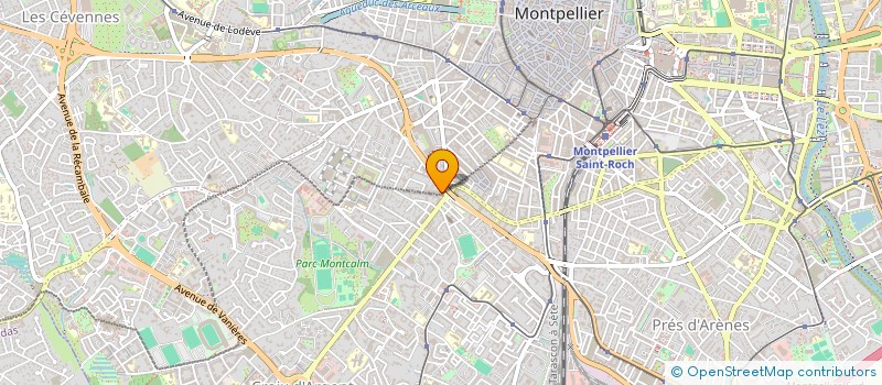 localisation de l'entreprise GAU à MONTPELLIER