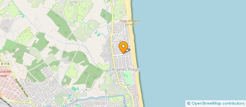 localisation de l'entreprise GAU FUST  ARGELES-SUR-MER