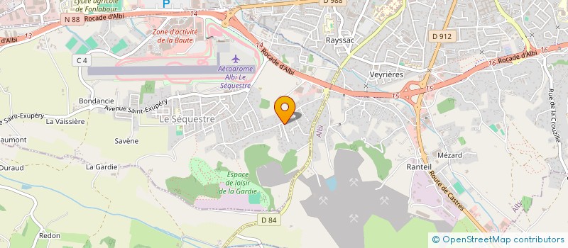 localisation de l'entreprise GAU-MOULIN  LE SEQUESTRE