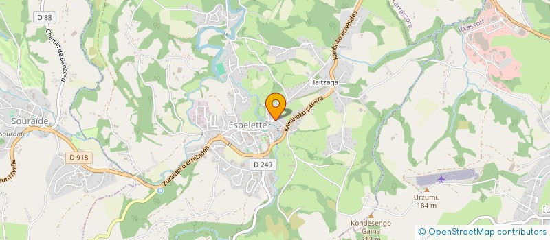 localisation de l'entreprise GAU ONA  ESPELETTE