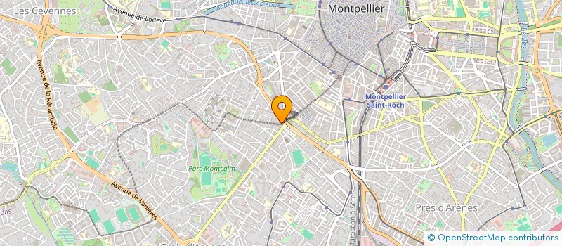 localisation de l'entreprise GAU PAYSAGE à MONTPELLIER