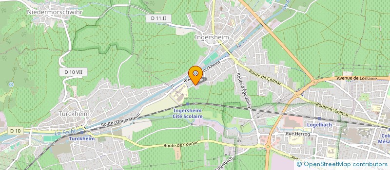 localisation de l'entreprise GAUBABI  INGERSHEIM