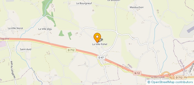 localisation de l'entreprise GAUBERT FABIEN à PLELO