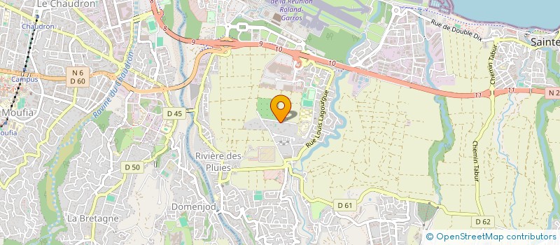 localisation de l'entreprise GAUBERT INVEST  SAINTE-MARIE