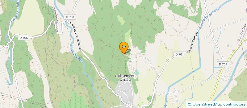 localisation de l'entreprise GAUBIAC FROID à CORNILLON-CONFOUX