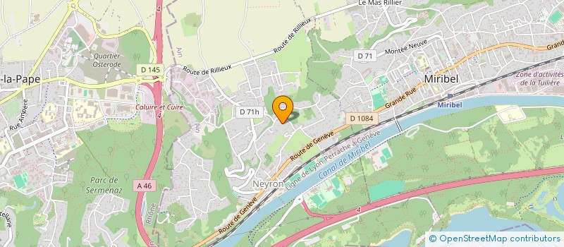 localisation de l'entreprise GAUBIN  NEYRON