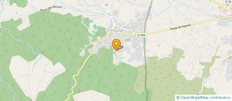 localisation de l'entreprise GAUBON  PEYNIER