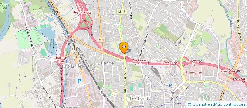 localisation de l'entreprise GAUBY PNEUS à TOULOUSE