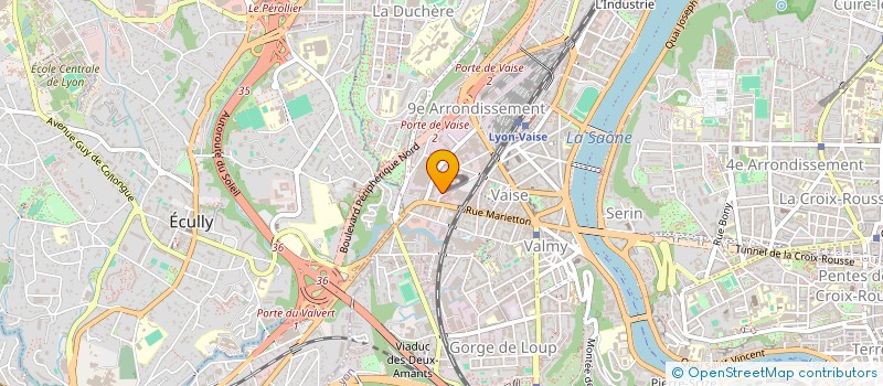 localisation de l'entreprise GAUC  LYON