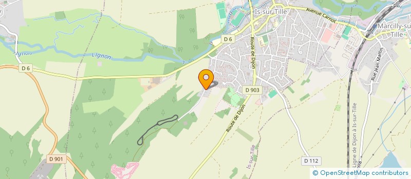 localisation de l'entreprise GAUCHE METALLERIE  IS-SUR-TILLE