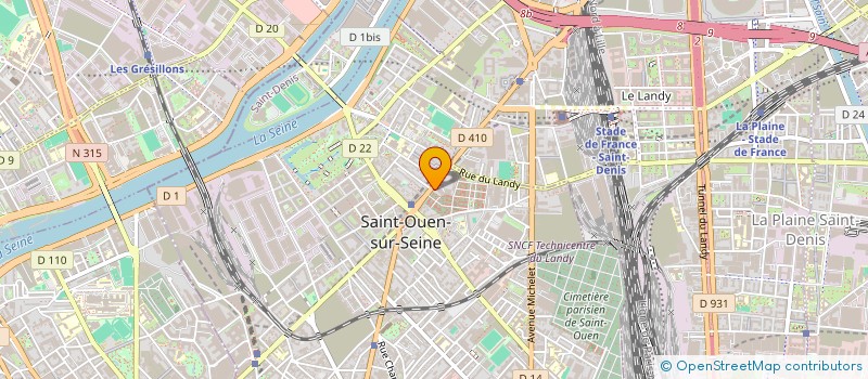 localisation de l'entreprise GAUCHE UNITAIRE à SAINT-OUEN-SUR-SEINE