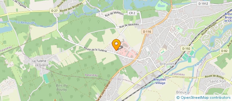 localisation de l'entreprise GAUCHER à BREUILLET