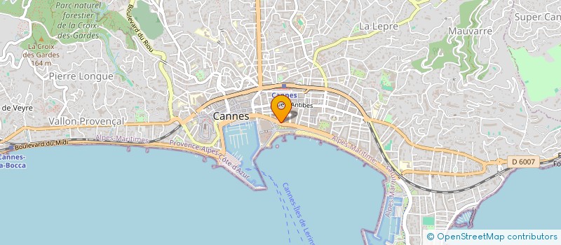 localisation de l'entreprise GAUCHERAND CARINE à CANNES