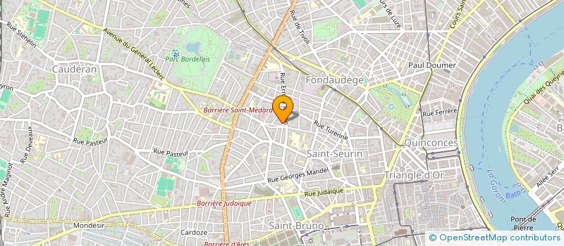 localisation de l'entreprise GAUCHET EXPERTISES à BORDEAUX