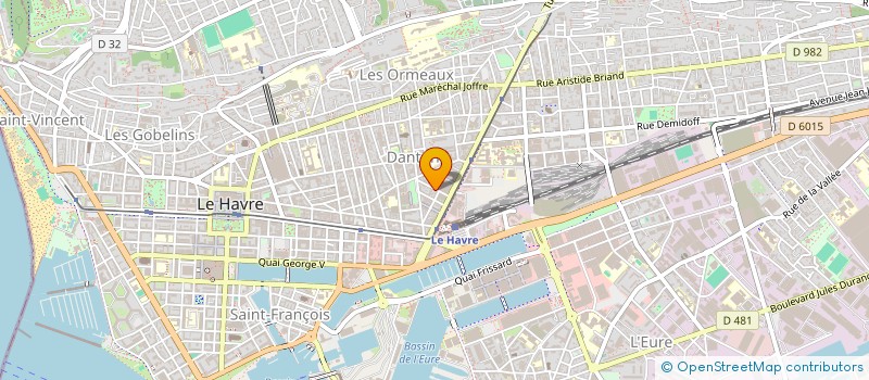 localisation de l'entreprise GAUCIENNE  LE HAVRE