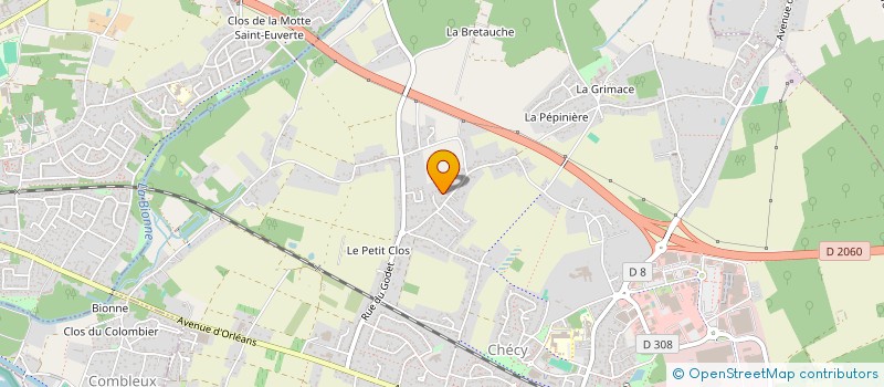 localisation de l'entreprise GAUCOURT  CHECY