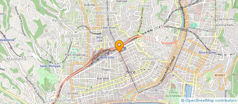localisation de l'entreprise GAUD à NICE