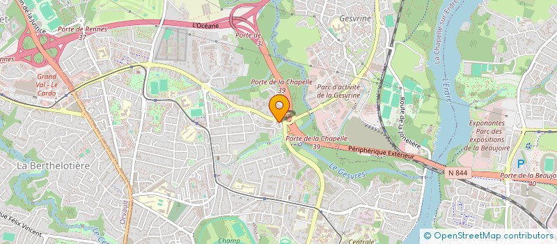 localisation de l'entreprise GAUDAIN - POUTOIRE  NANTES
