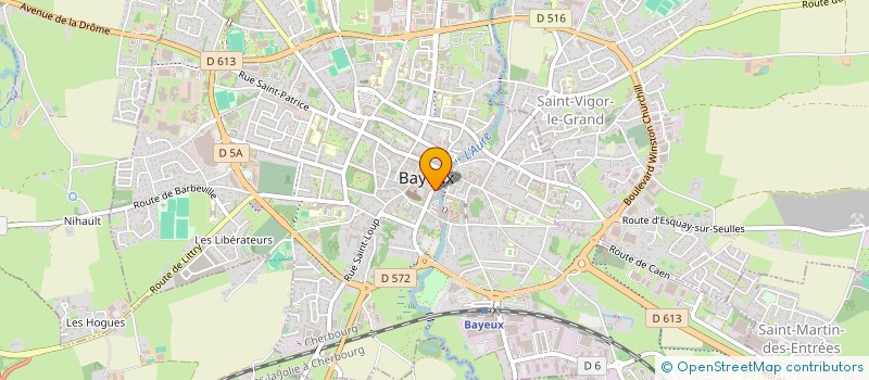 localisation de l'entreprise GAUDART & GAUTIER, NOTAIRES ASSOCIES  BAYEUX