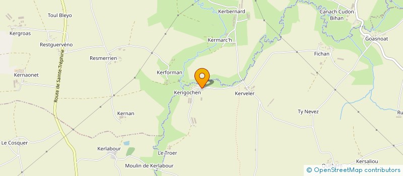 localisation de l'entreprise GAUDE JEAN MICHEL  SAINT-YGEAUX