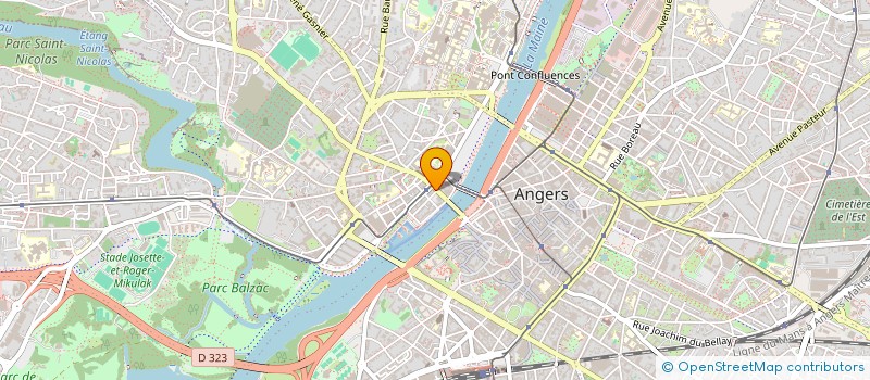localisation de l'entreprise GAUDEAMUS à ANGERS